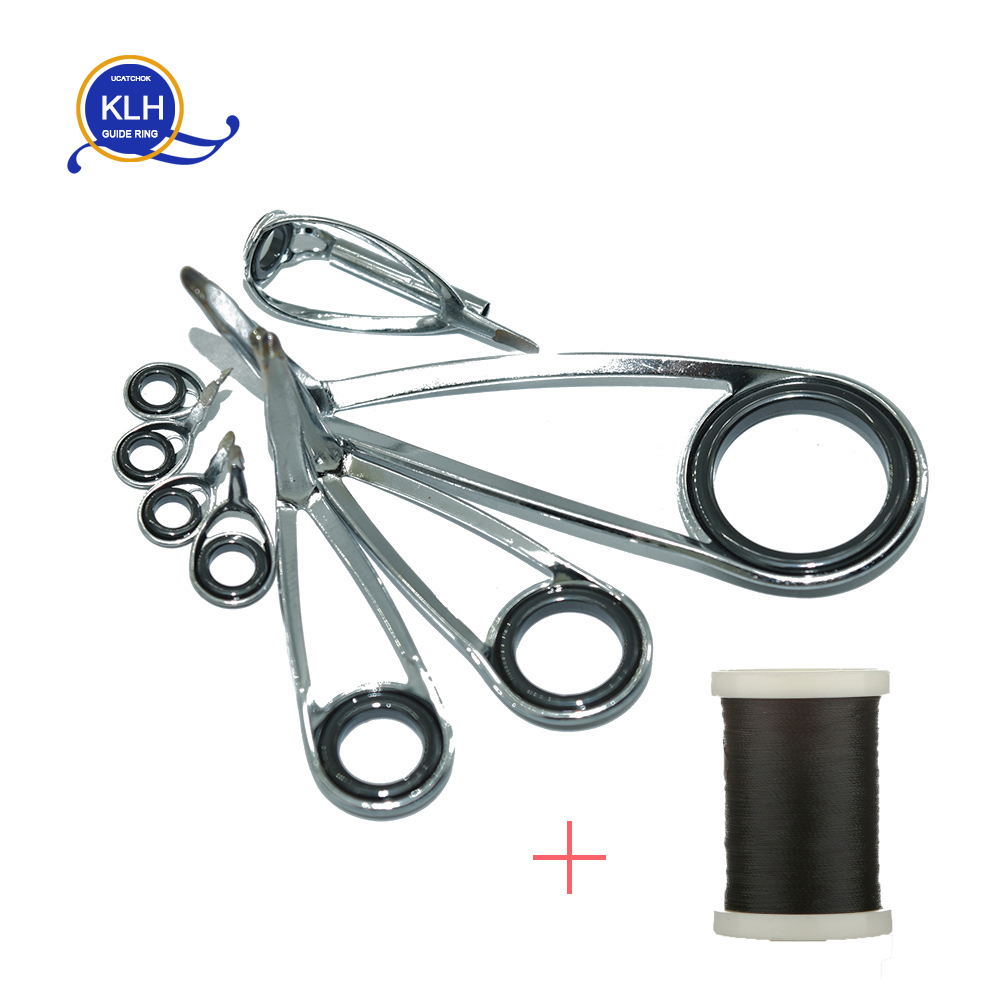 Fishing Rod Guide Replacement - 8 uds/Kit soporte KLH anillo guía