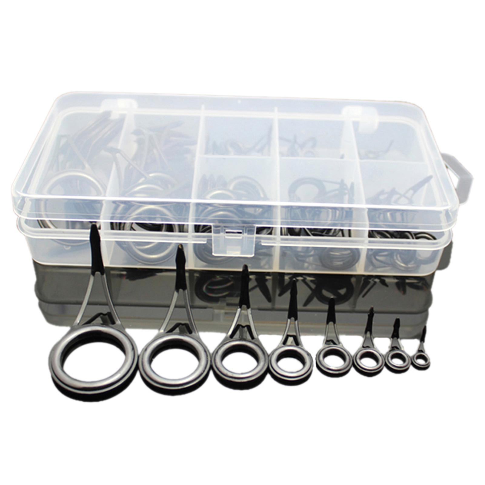 Fishing Rod Guide Replacement - 75 Uds., varios tamaños, punta guía