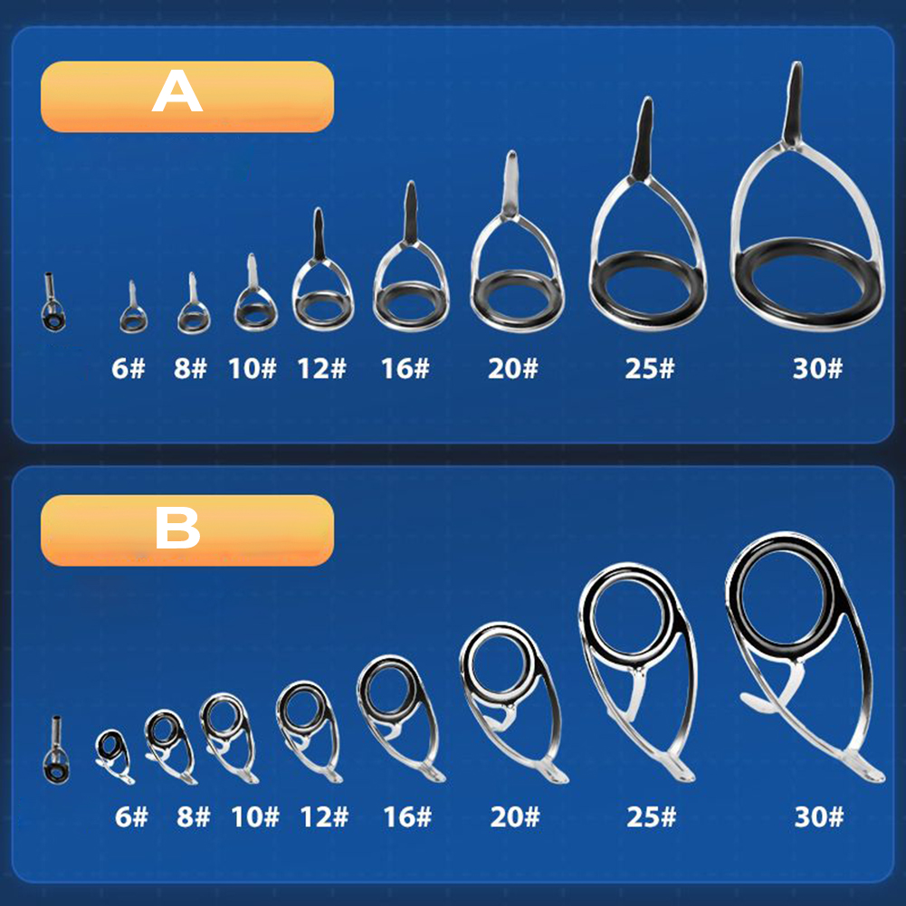 Fishing Rod Guide Replacement - Guía de caña de pescar, anillos