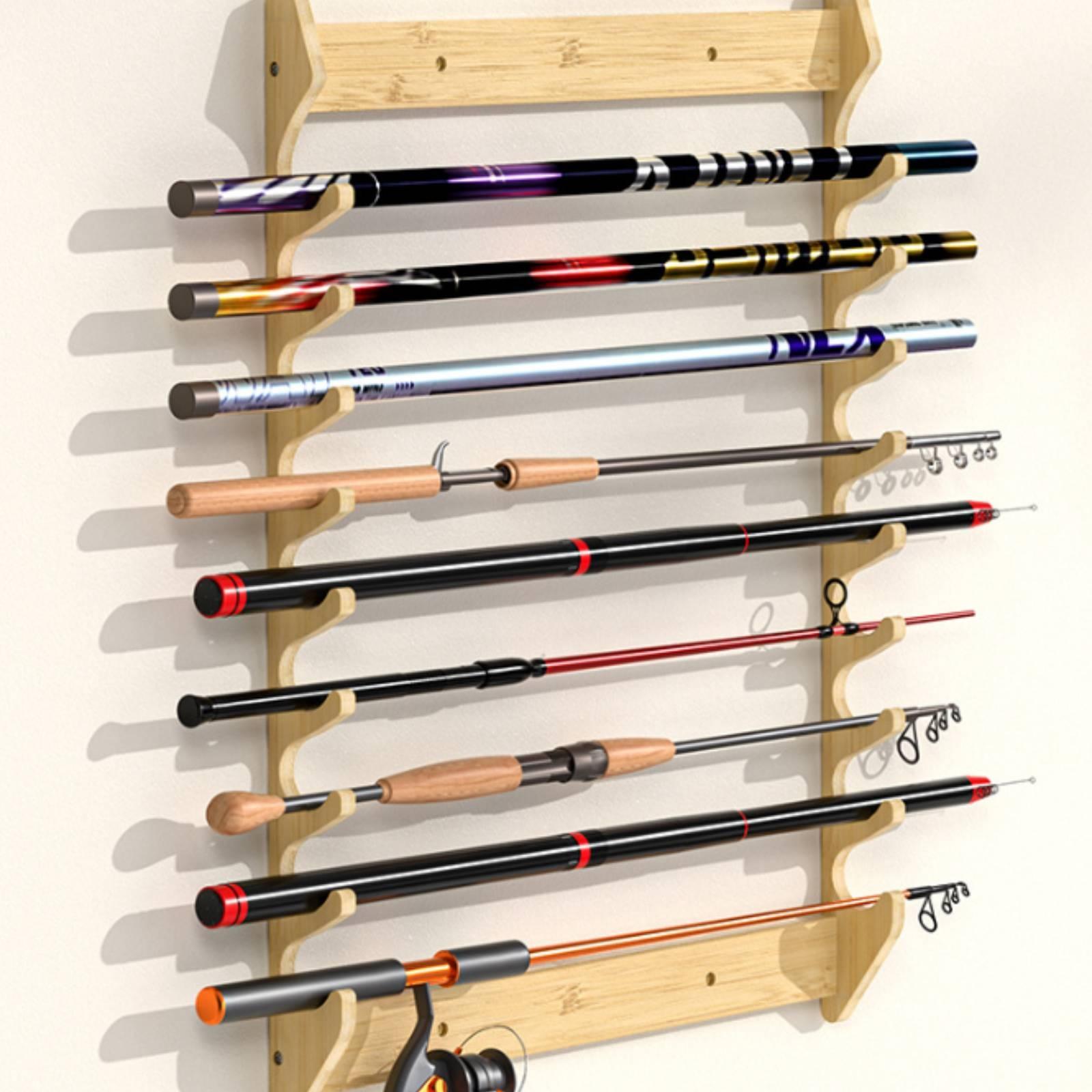 Fishing Rod Rack - Soporte de Pared para Cañas de