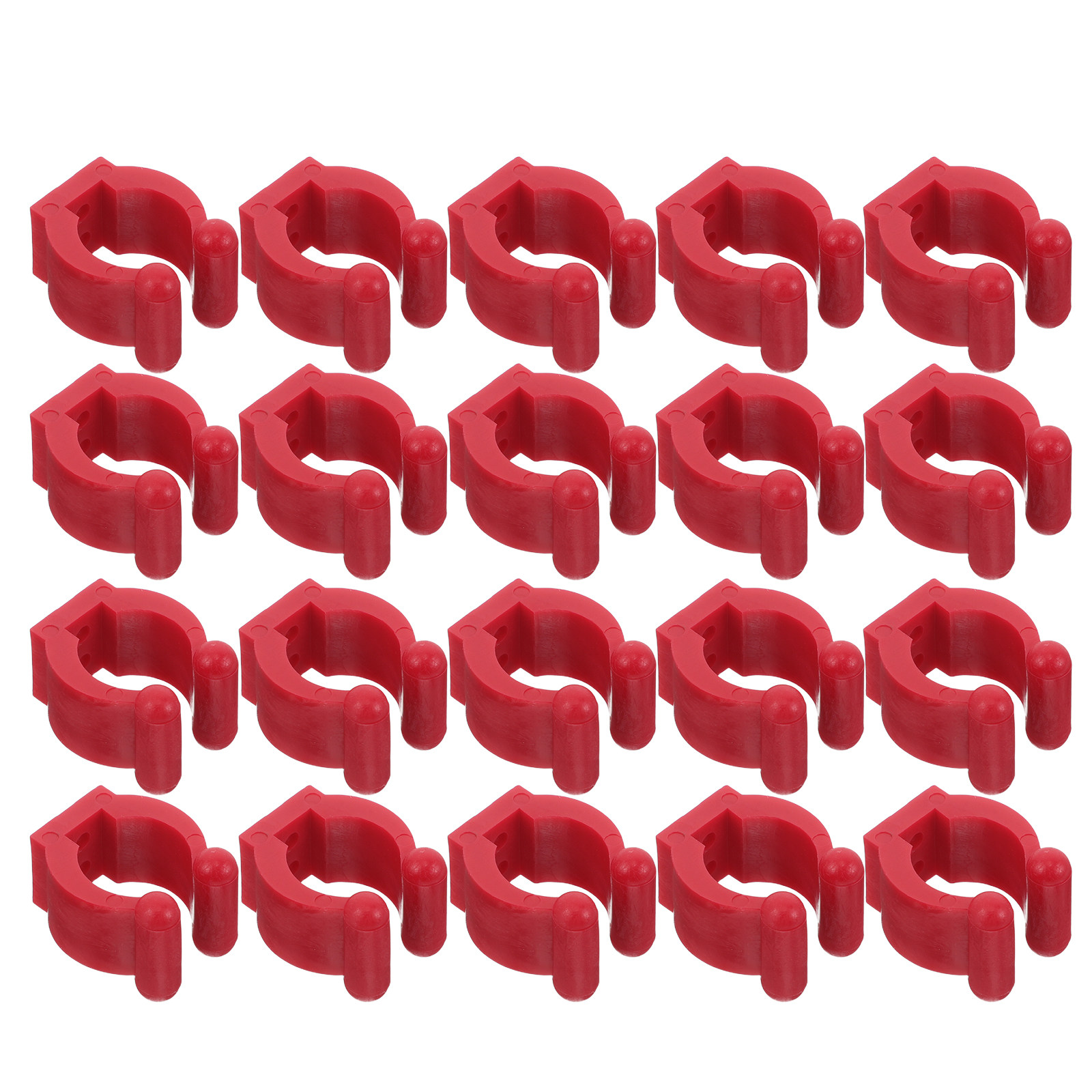 Fishing Rod Rack - 20 Piezas de Abrazaderas para Cañas