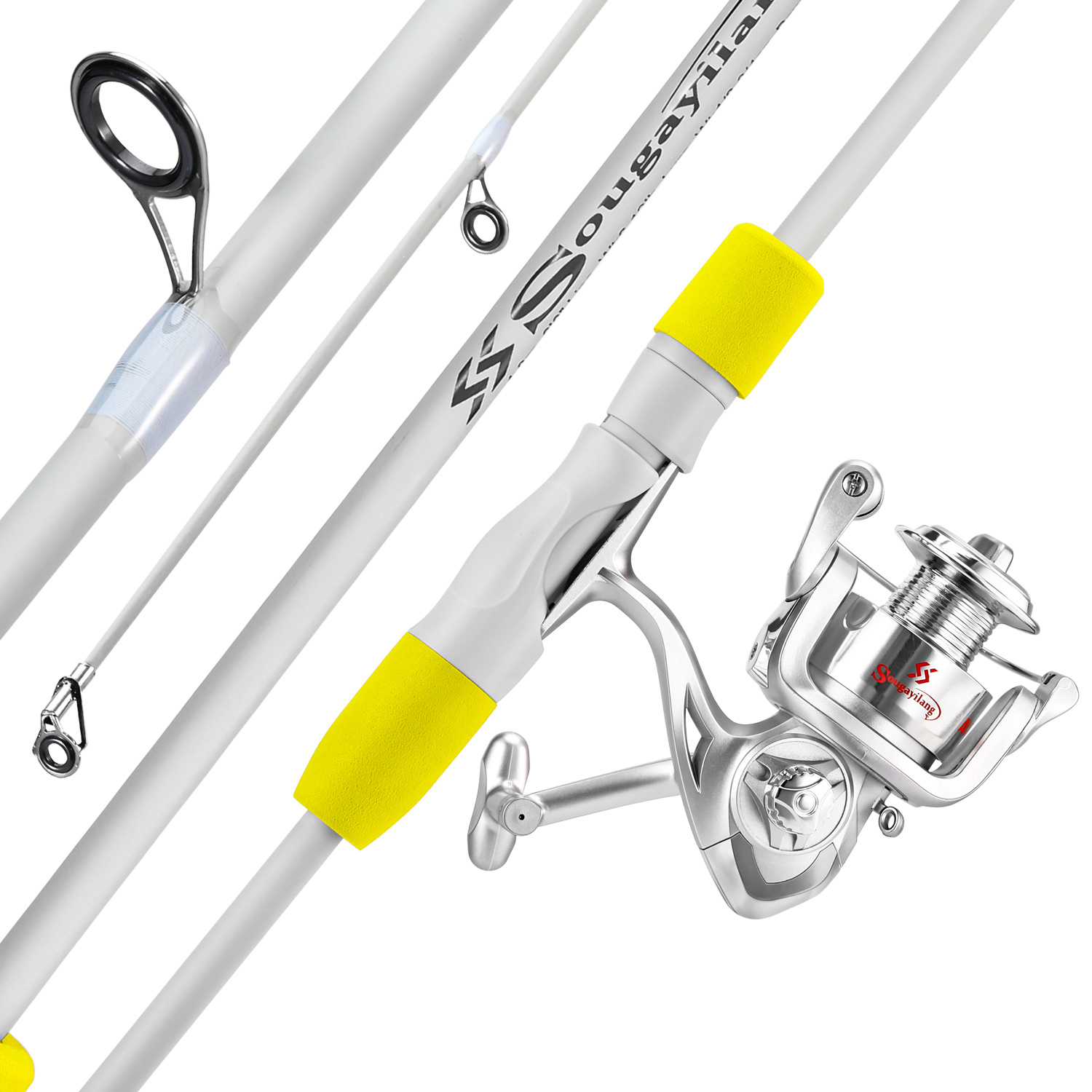 Fishing Rod Combo - Sougayilang, caña de pescar giratoria de