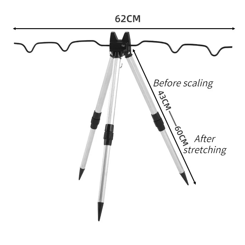 1 Juego de Soporte Triangular  - Fishing Rod Casting reseña y precio