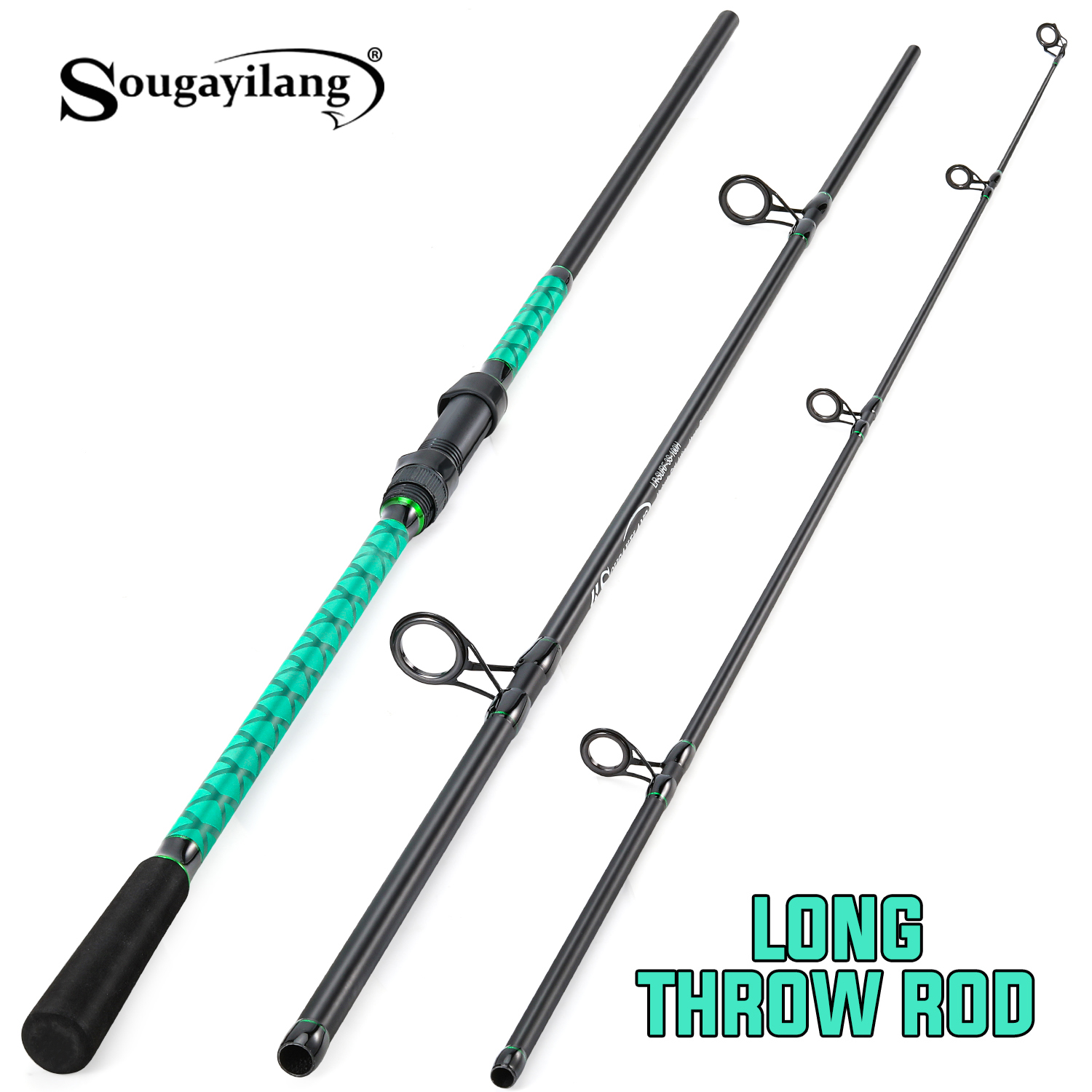 Caña de Pescar Sougayilang par - Fishing Rod Surf reseña y precio