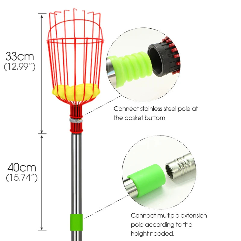 Recolector de frutas con varil - Fishing Rod Telescopic reseña y precio