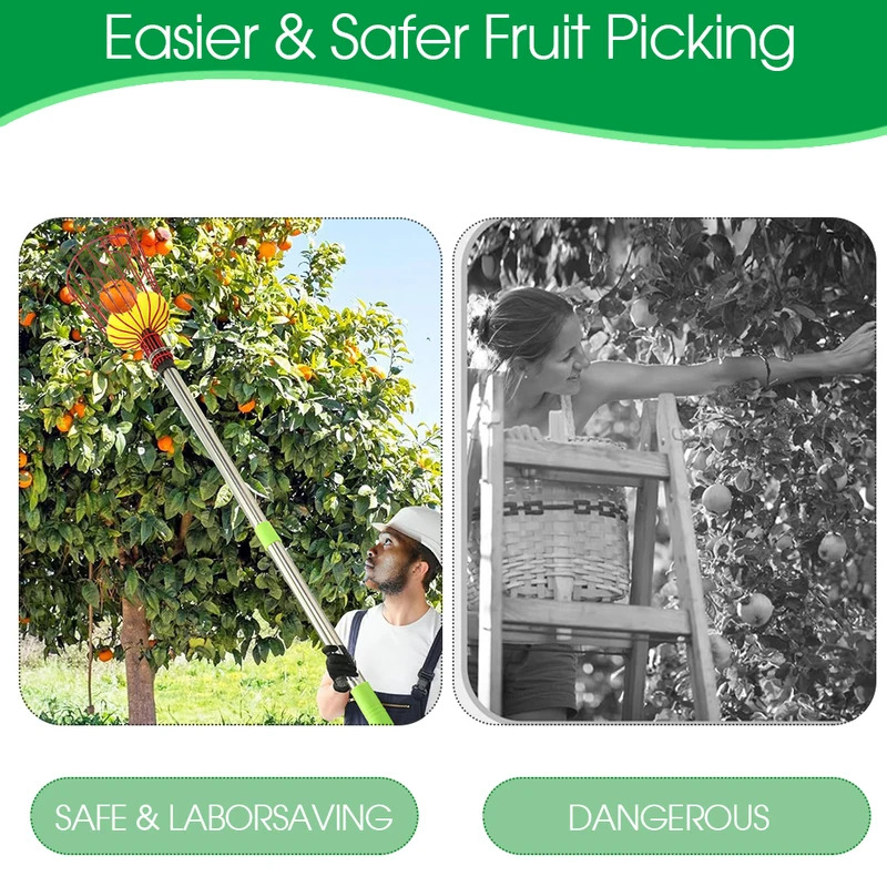 Recolector de frutas con varil - Fishing Rod Telescopic reseña y precio