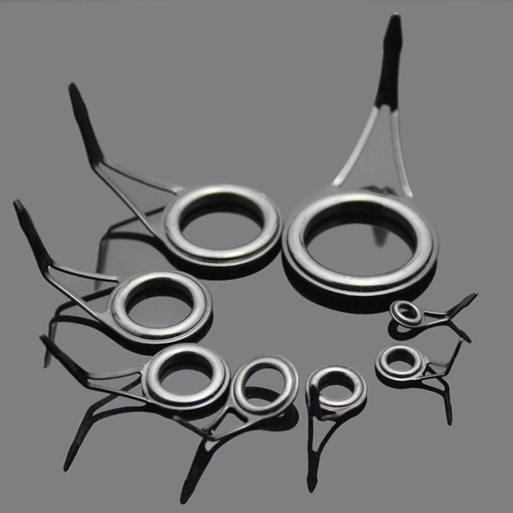 75 Uds., varios tamaños, punta - Fishing Rod Guide Replacement reseña y precio
