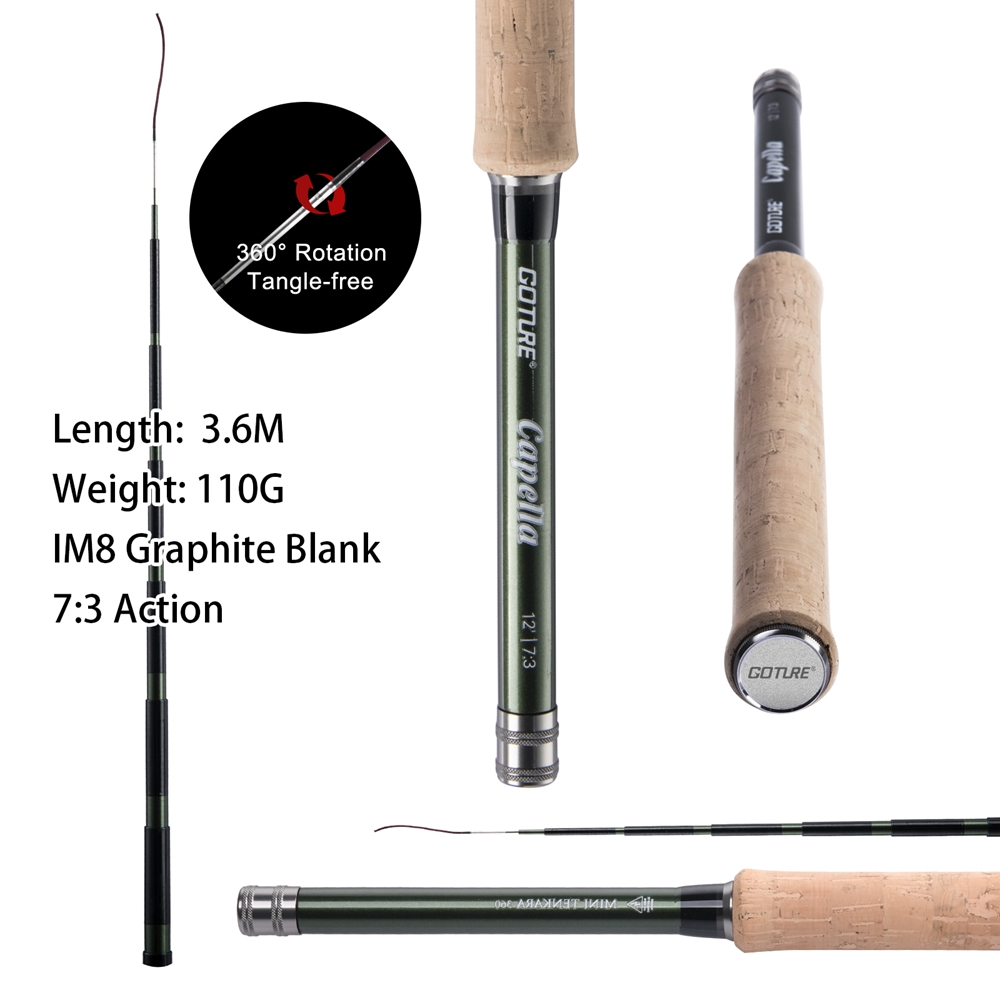 Goture Tenkara-caña de pescar  - Fishing Rod Fly reseña y precio
