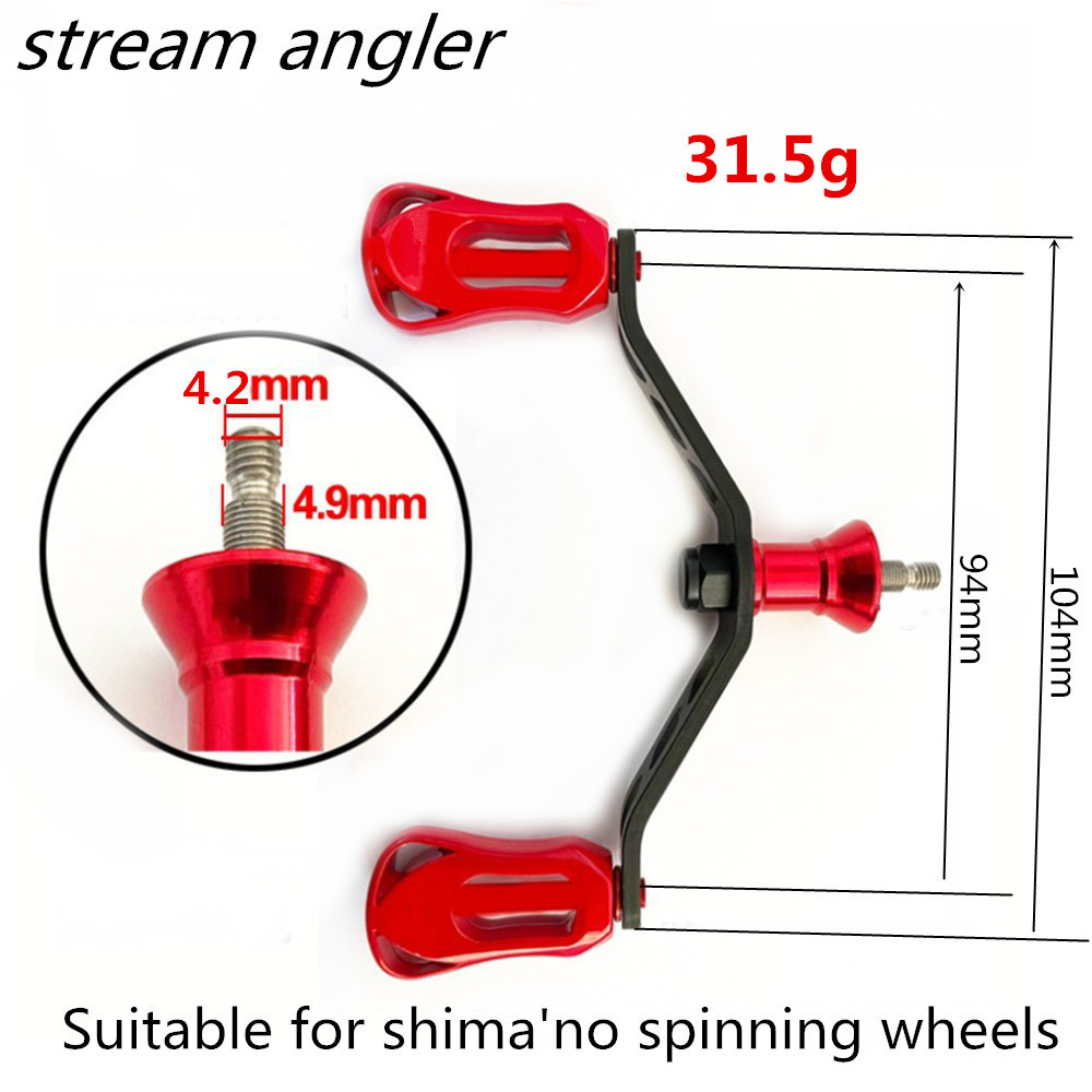 Stream Angler-mango doble de c - Shimano Reel Stradic reseña y precio