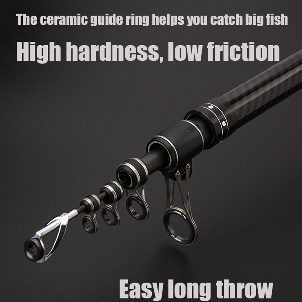 Caña de pescar telescópica de  - Fishing Rod Surf reseña y precio